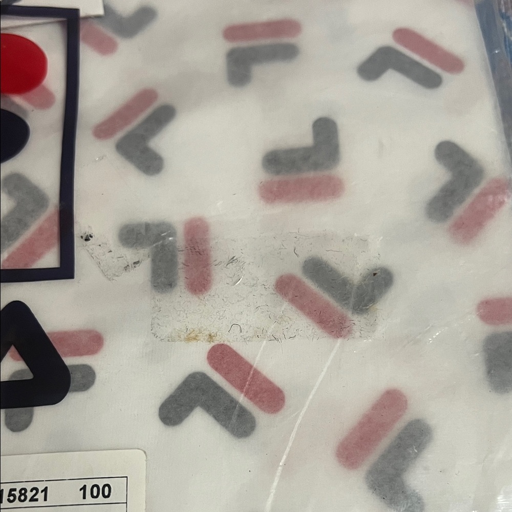 Fila White Tee with Red and Black Accents - Picture 5 of 5